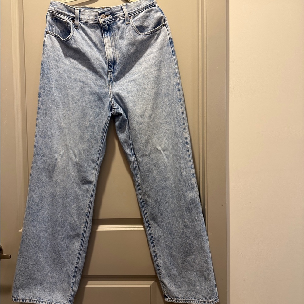 Levi's Women's High Waisted Straight Light Blue Jeans